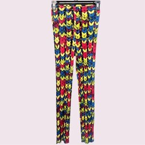 Issey miyake pleats please patterned pants